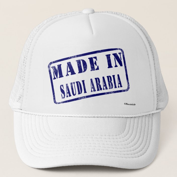 Made in Saudi Arabia Hat