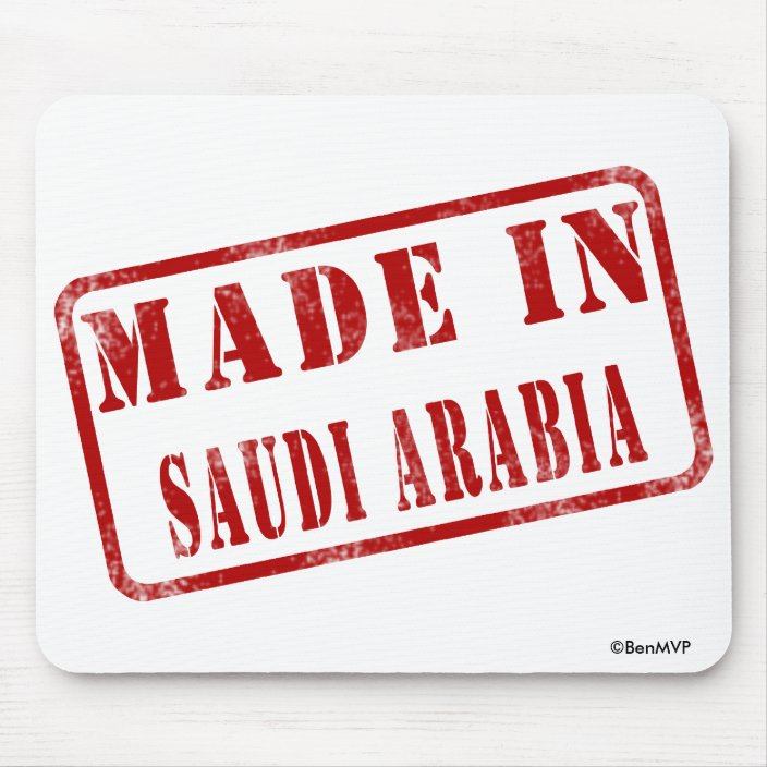 Made in Saudi Arabia Mouse Pad