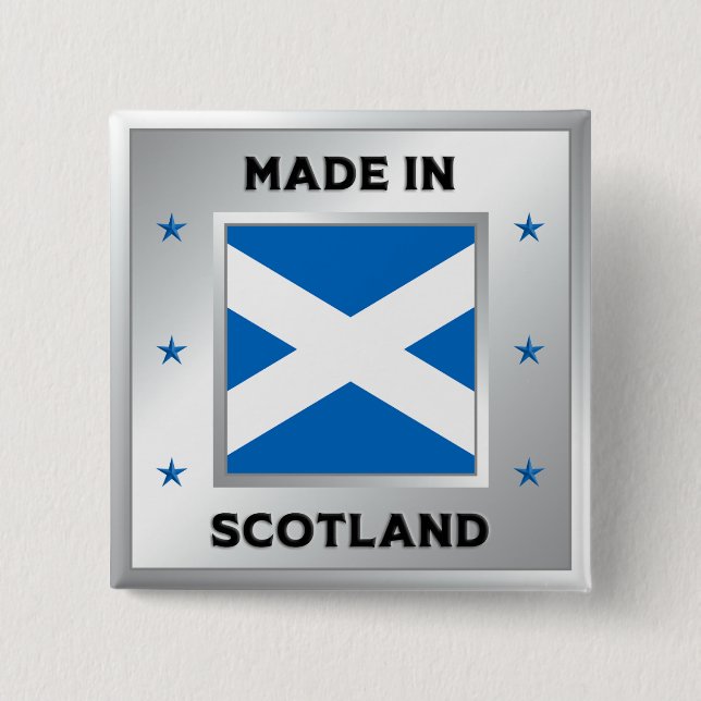 Made In Scotland Button (Front)