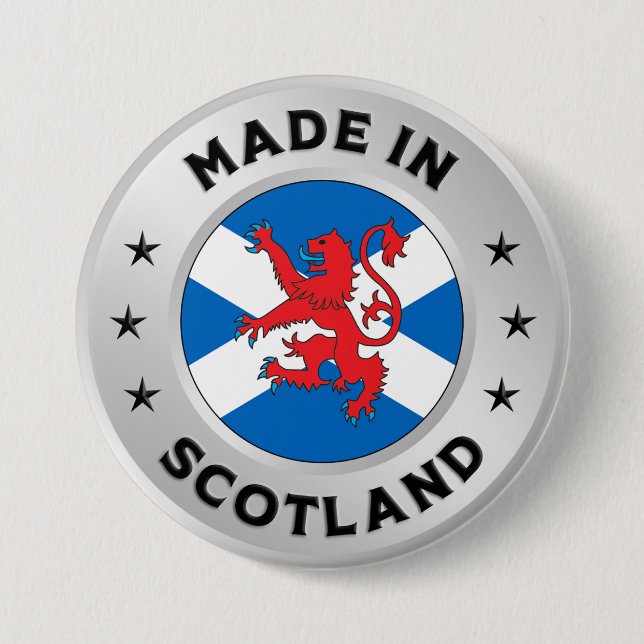 Made In Scotland Button (Front)