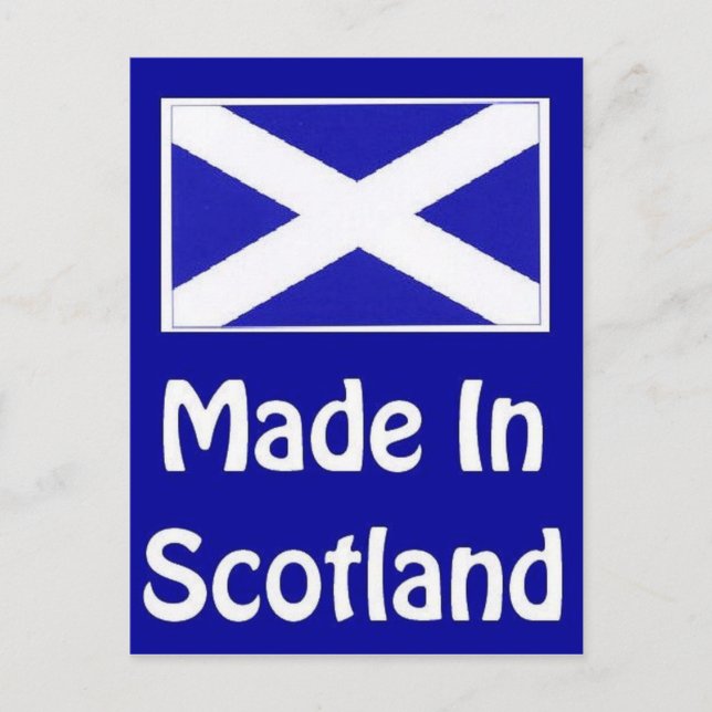 Made In Scotland Logo Postcard (Front)