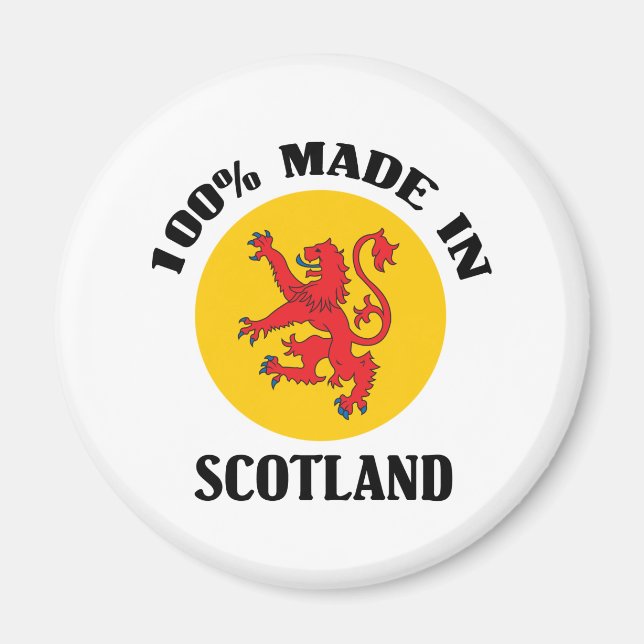 Made In Scotland Magnet (Front)