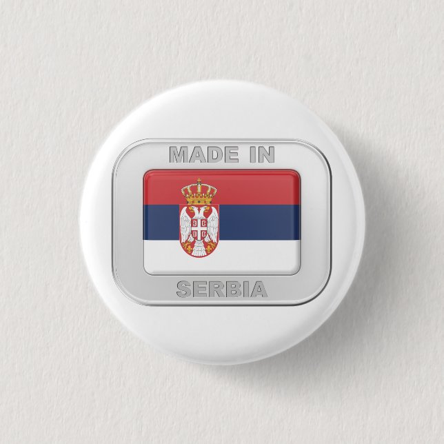Made in Serbia Button (Front)
