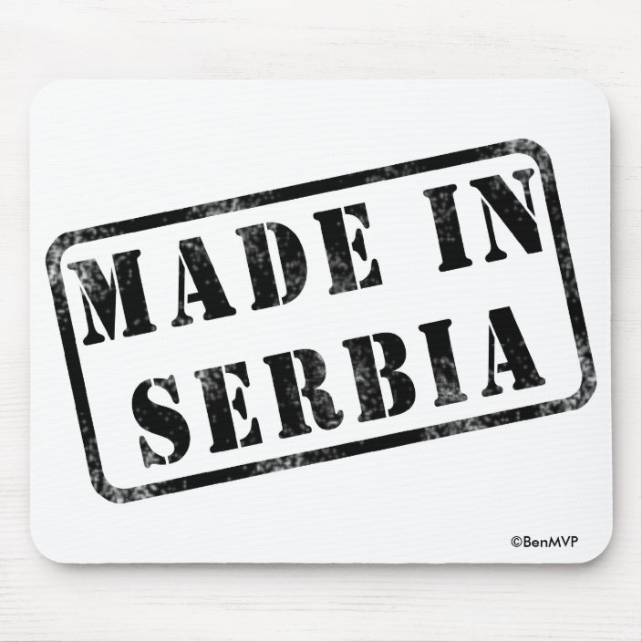 Made in Serbia Mouse Pad