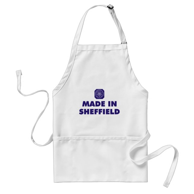 Made in Sheffield Adult Apron (Front)