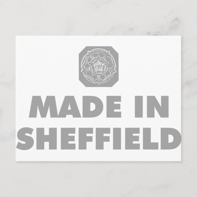 Made in Sheffield Postcard (Front)