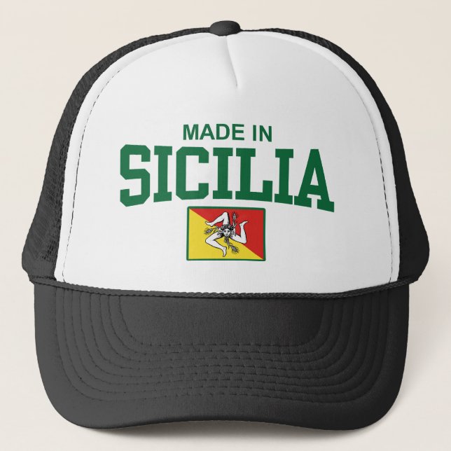 Made in Sicilia Trucker Hat (Front)