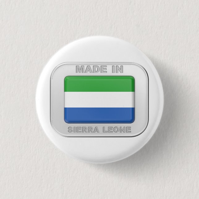 Made in Sierra Leone Button (Front)