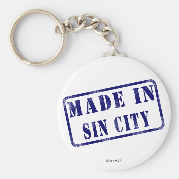 Made in Sin City Key Chain