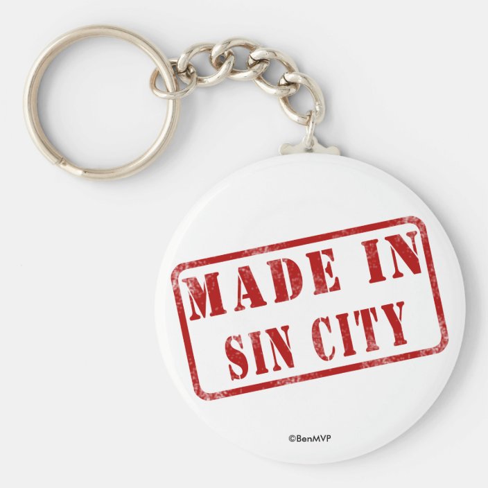 Made in Sin City Key Chain