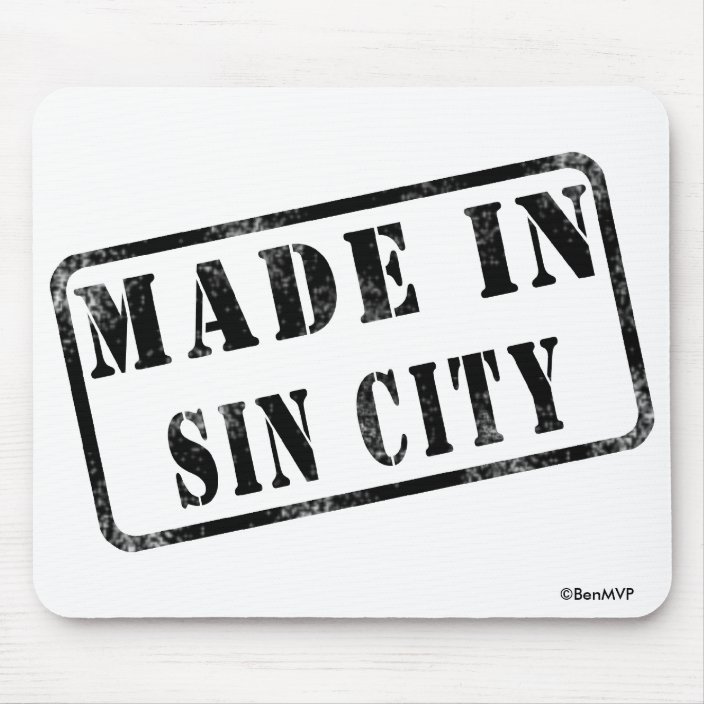 Made in Sin City Mousepad