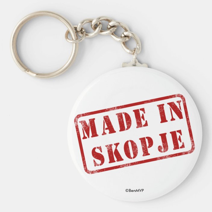 Made in Skopje Key Chain