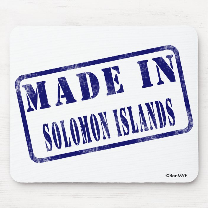 Made in Solomon Islands Mousepad