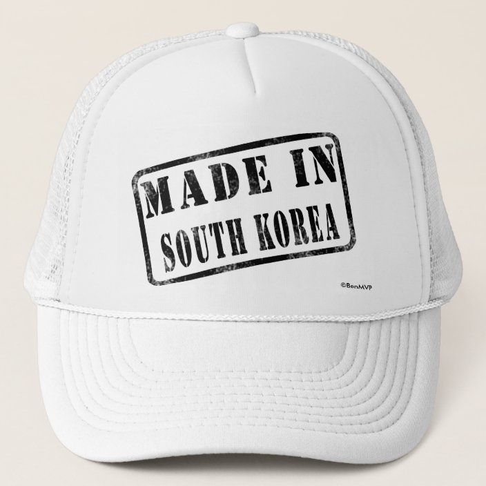 Made in South Korea Mesh Hat