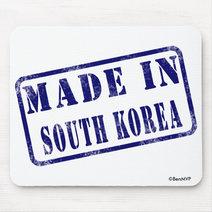 Made in South Korea Mouse Pad