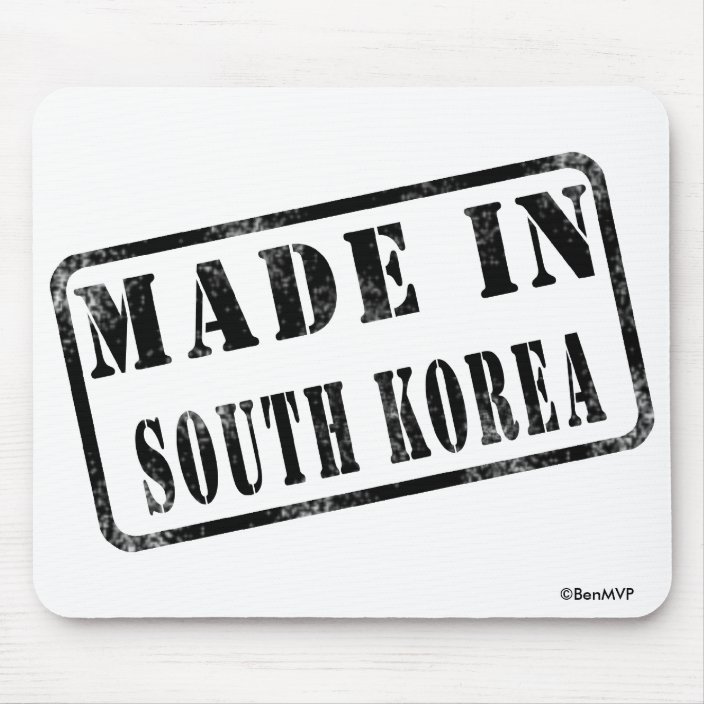 Made in South Korea Mousepad