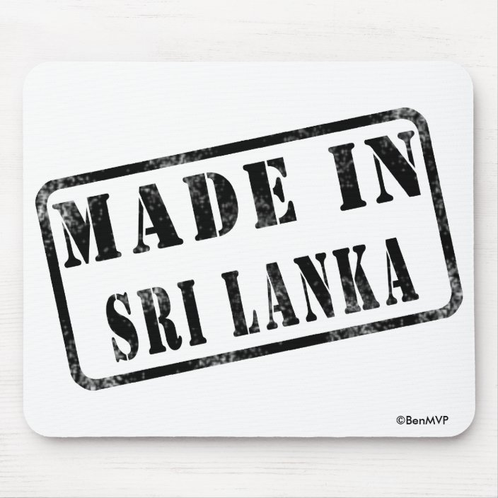 Made in Sri Lanka Mousepad