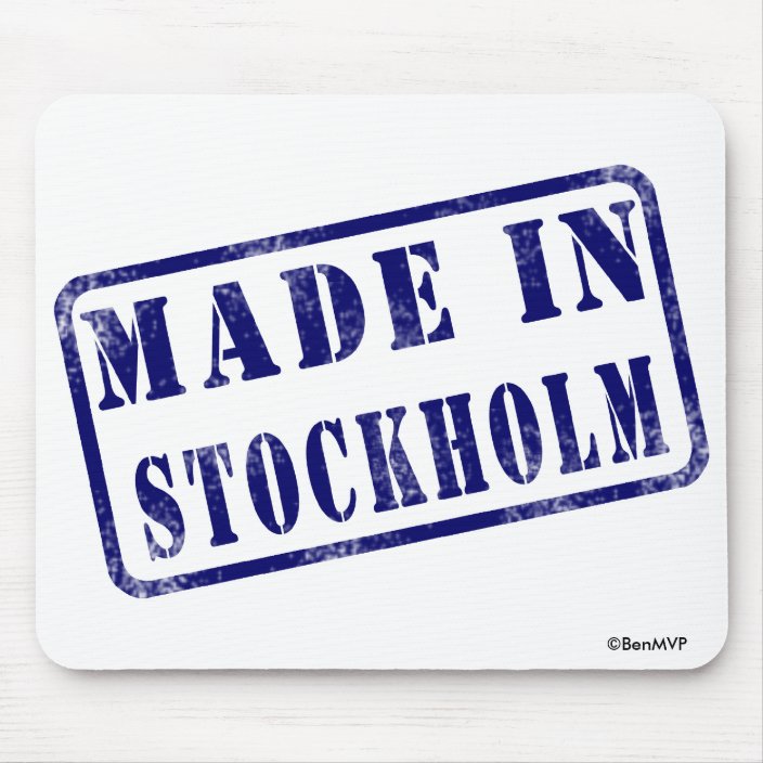Made in Stockholm Mouse Pad