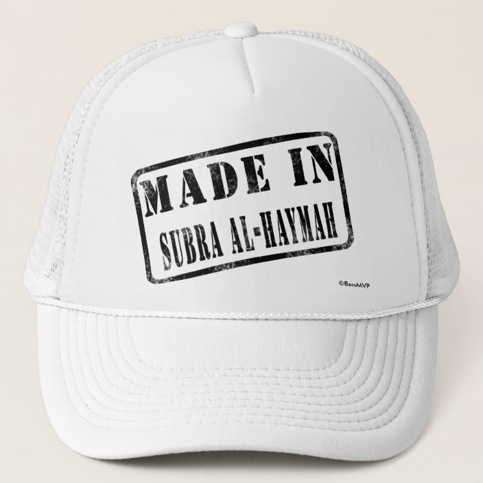 Made in Subra al-Haymah Hat