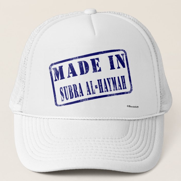 Made in Subra al-Haymah Mesh Hat
