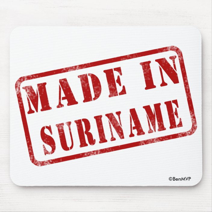Made in Suriname Mouse Pad