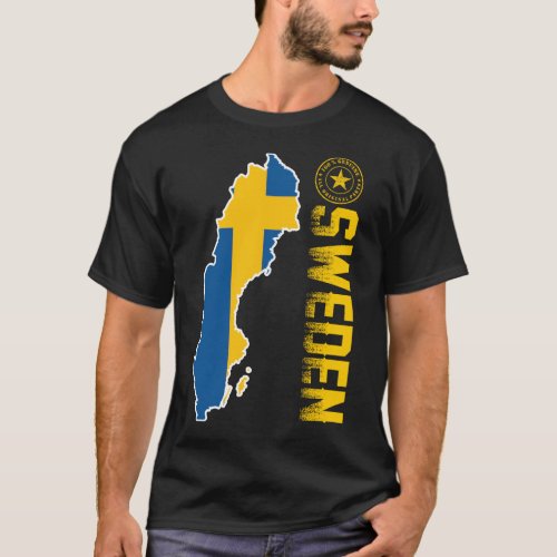 made in sweden 100 genuine all original part T_Shirt