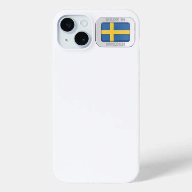 Made in Sweden Case-Mate iPhone Case (Back)