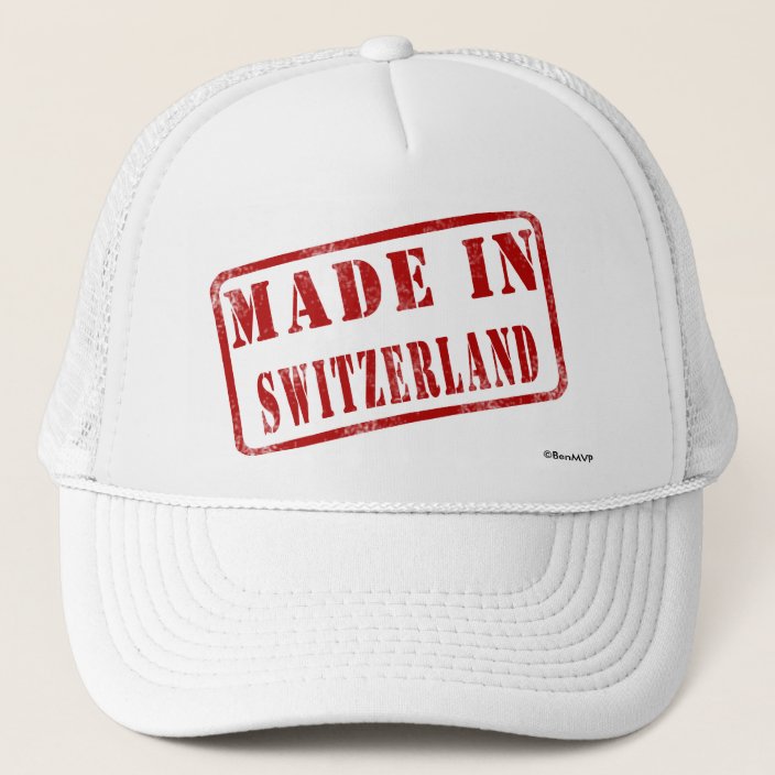 Made in Switzerland Mesh Hat
