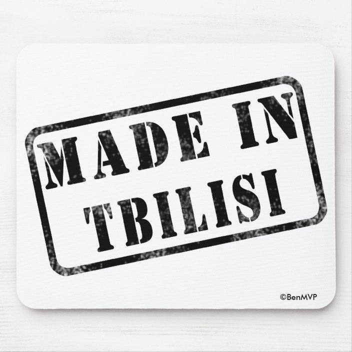 Made in Tbilisi Mouse Pad