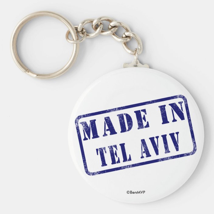 Made in Tel Aviv Keychain
