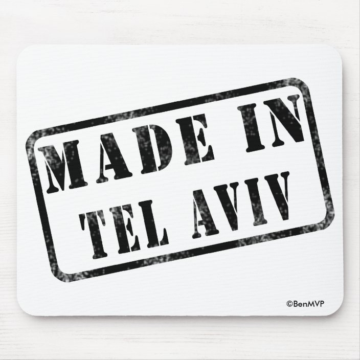 Made in Tel Aviv Mouse Pad