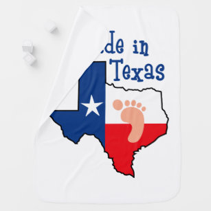 Made in Texas Baby Blanket