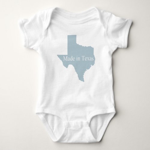 Made in Texas Blue Infant Creeper Bodysuit Romper
