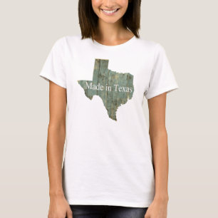Made in Texas Rugged Blue Wood T-shirt