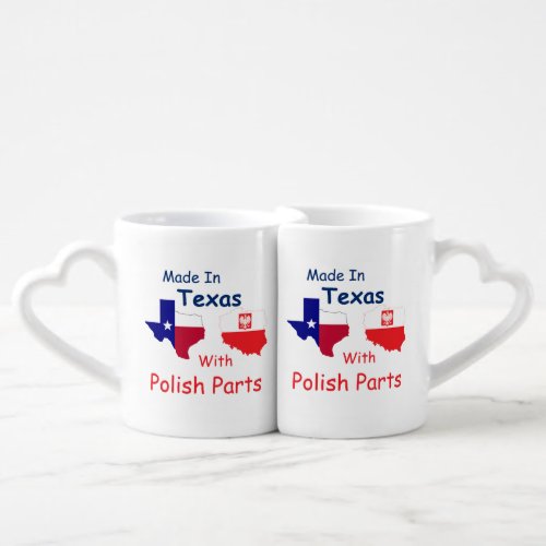 Made In Texas With Polish Parts Coffee Mug Set