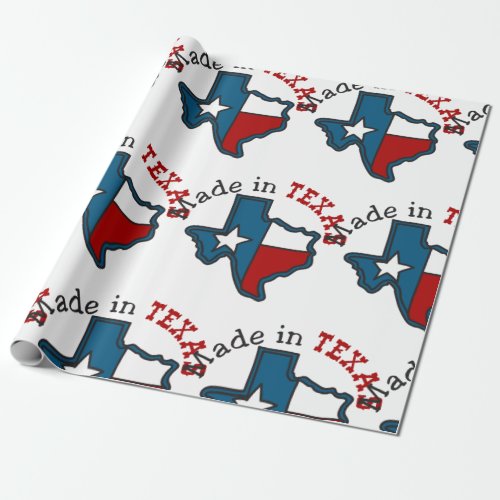 Made In Texas Wrapping Paper