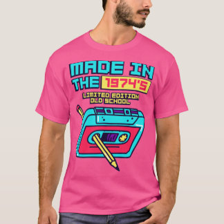 Made in the 1974s Retro Cassette Tape T-Shirt