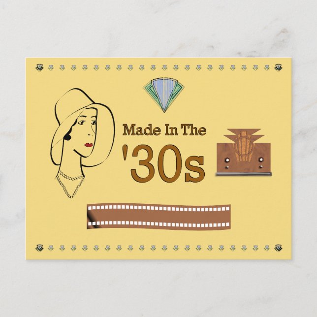 Made In The 30s Postcard (Front)