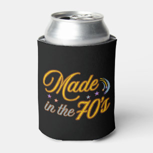 Made In The 70's Retro Vintage Can Cooler