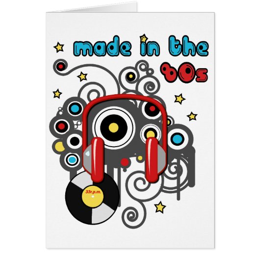 Made in the 80s cards (Front)