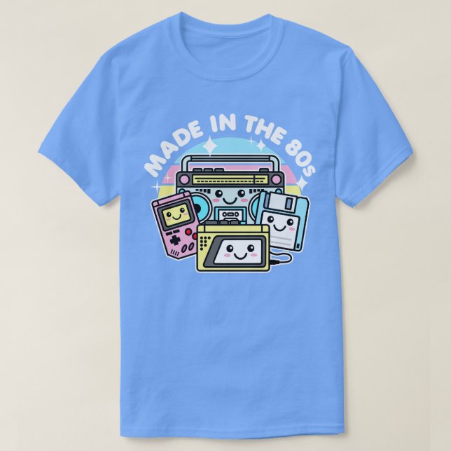 Made in the 80s Cute Kawaii Art T-Shirt (Design Front)