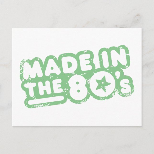 Made In The 80's Postcard (Front)