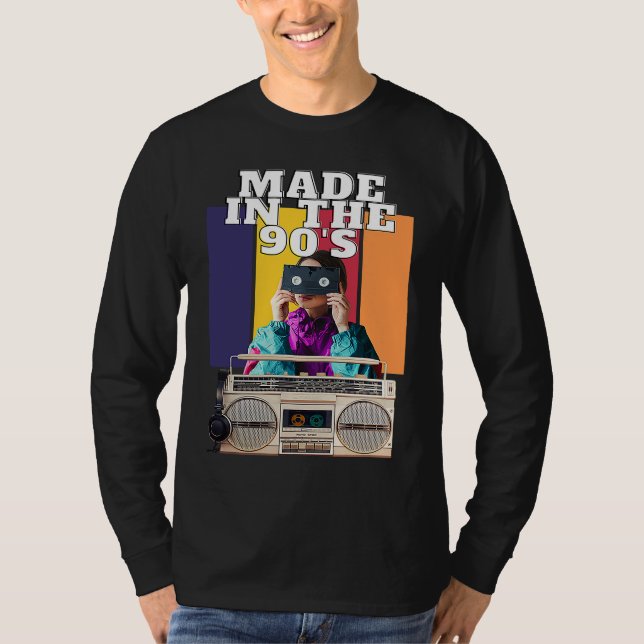 Made In The 90's classic Retro 90s baby T-Shirt (Front)