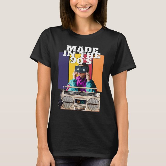 Made In The 90's classic Retro 90s baby T-Shirt (Front)
