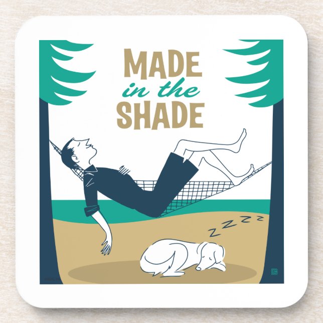 Made in the Shade Beverage Coaster (Front)
