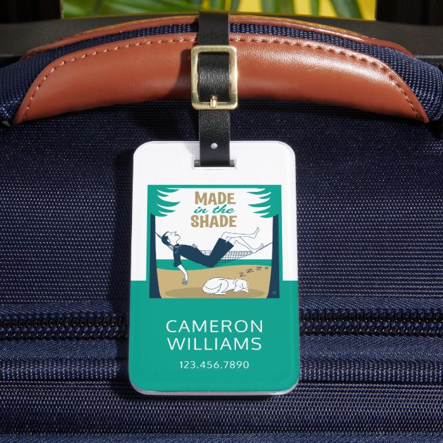 Made in the Shade Luggage Tag (Front Insitu 2)