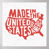 Make It In America Stylized 16x20 Foam Board