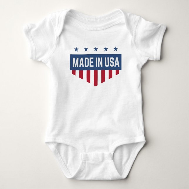 Made in the USA Baby Bodysuit (Front)