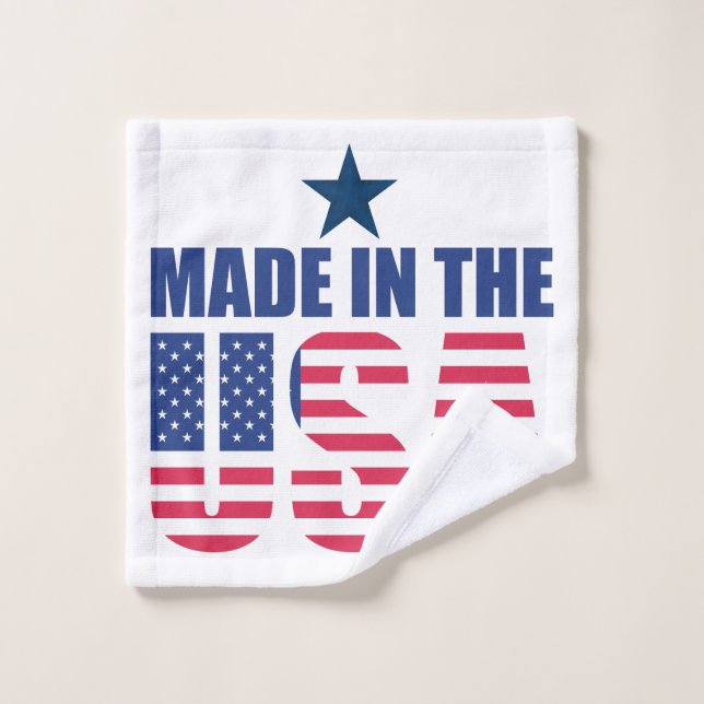 Made in the USA Bath Towel Set (Wash Cloth)