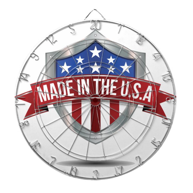 Made in the usa dart board (Front)